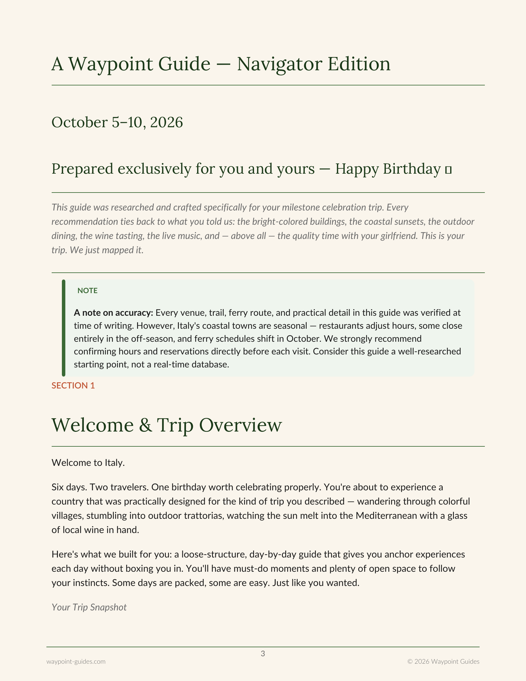 Amalfi Guide page 1
