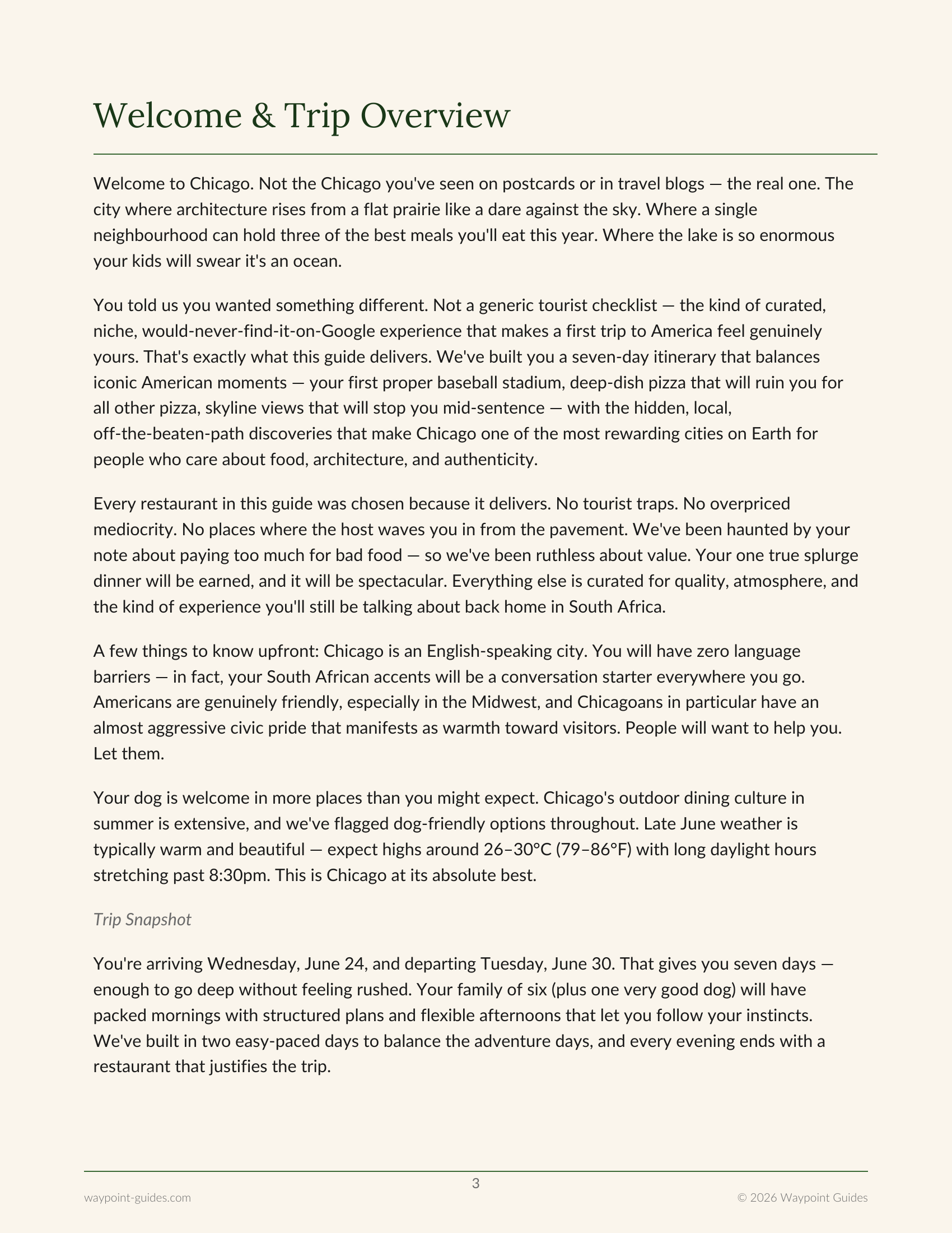 Chicago Guide page 1