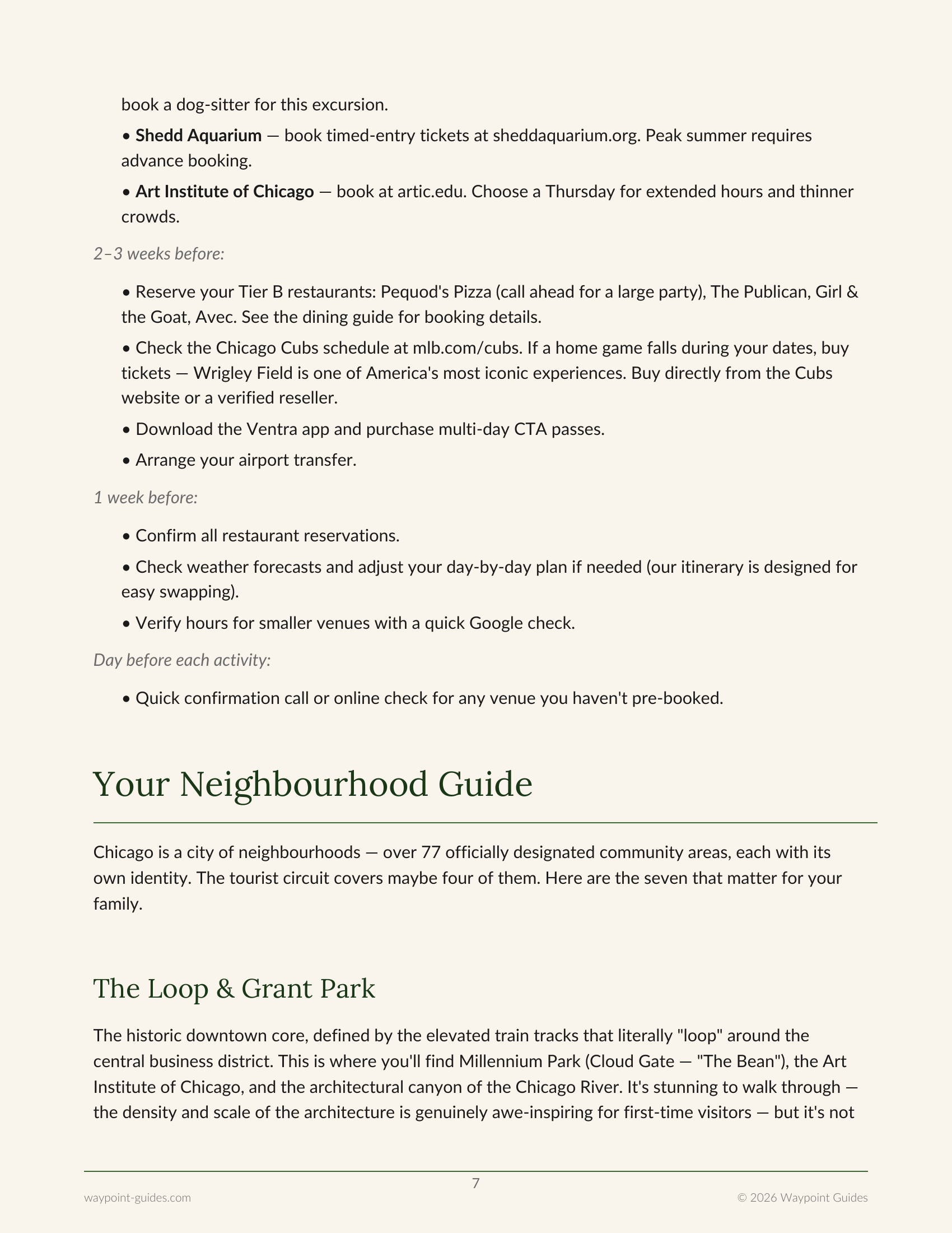 Chicago Guide page 2