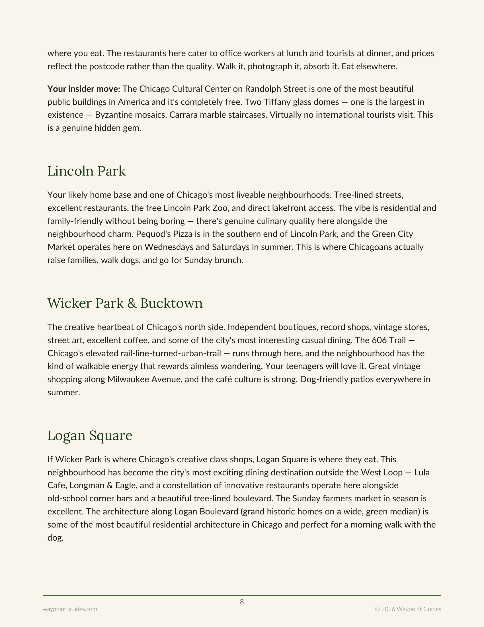 Chicago Guide page 3