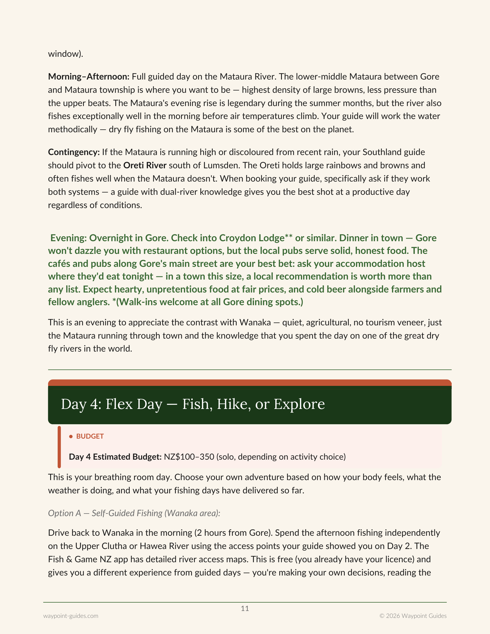 New Zealand Guide page 3