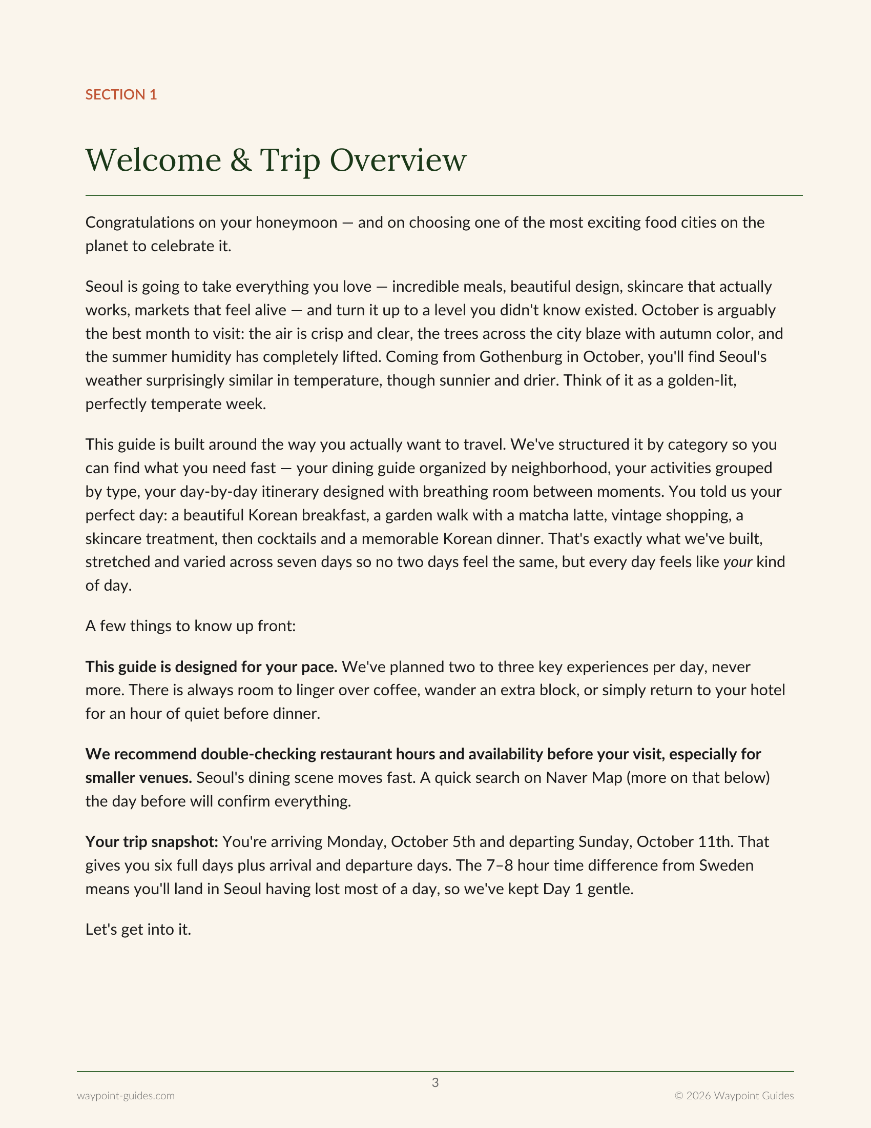 Seoul Guide page 1